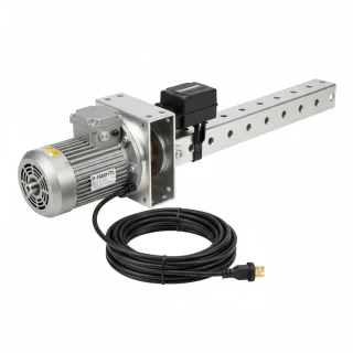 Electric Head Assembly, Heavy-Duty tarp Axel, Trombetta Switch,60:1 motor, 50' wire