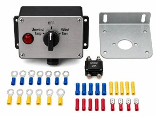 Rotary Barrel Switch Kit for Dump Truck Tarp Systems 50 Amp