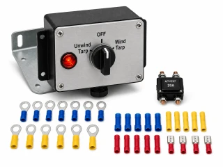 Rotary Barrel Switch Kit for Dump Truck Tarp Systems 50 Amp