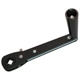 Lower 20" potrtion of arm with holes to adjust crank handle