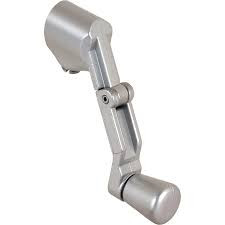 crank handle bracket for when not in use