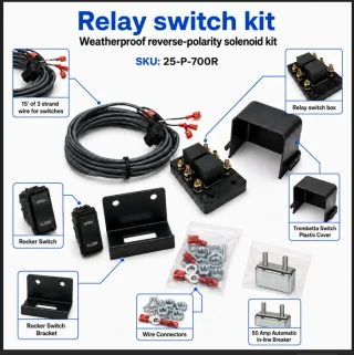 Relay Switch Kit for Dump Truck Tarp Systems (Complete)