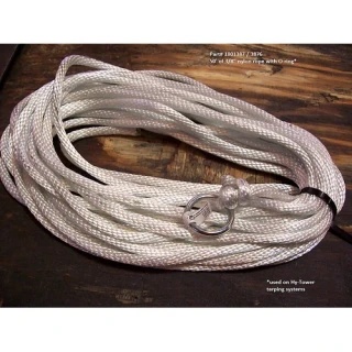 Hydraulic Tower Nylon Rope Assembly - 3/8" x 50', with O ring