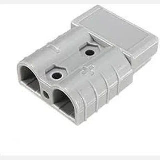 TRAILER QUICK DISCONNECT plug only- horizontal metal 2 prong