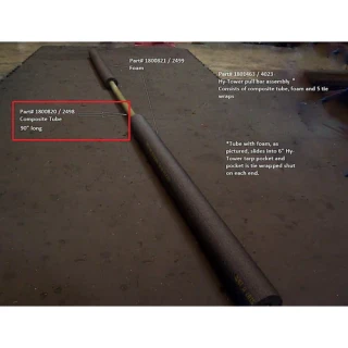 Composite Sleeve 1 inch Outside Dimension x 90 inch long