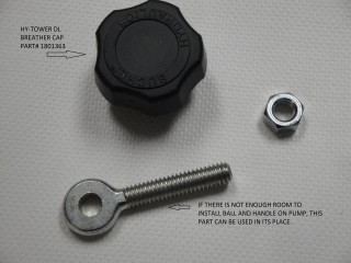 Hydraulic Tower Direct Left Hydraulic Motor Cap - Breather
