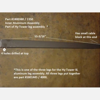 Aluminum Leg Assembly - Inner