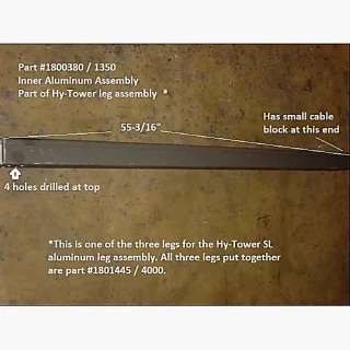 Aluminum Leg Assembly - Inner