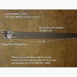 Aluminum Leg Assembly - Medium