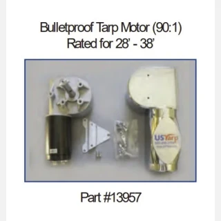 Bulletproof 90:1 Tarp Motor; 12 Volt