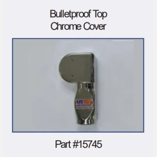 Bulletproof Heavy Duty Chrome Cover and Mounting Plate