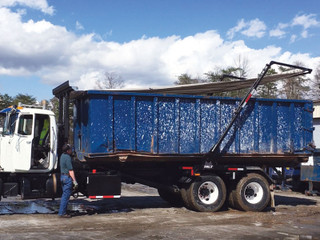 SWAT Automatic Waste Tarping System for Roll-Off Trucks