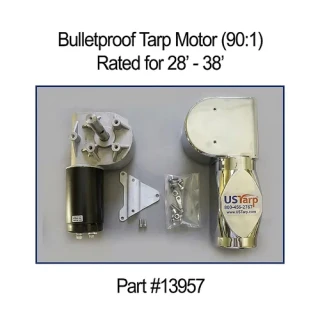 Bulletproof Motor, 12 Violate, 90:1 with 3/16" keyway