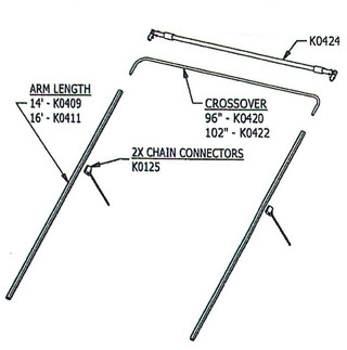 Crossover 96 inches Bent