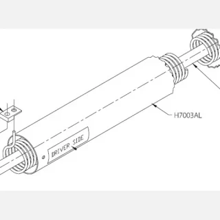 Aluminum Roller Tube H7002C Roller