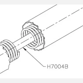 Pioneer H7004B Roller Shaft