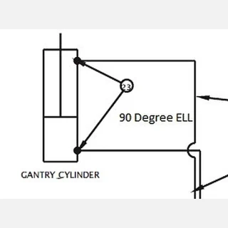 3/8 NPTM x -6 JICM 90 Deg. Ell