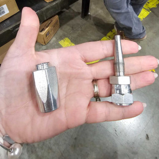 Reusable Fitting for -4 Hose -