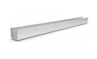 Aluminum Square Back - 6" Rise X 11-1/4" Deep X 95"