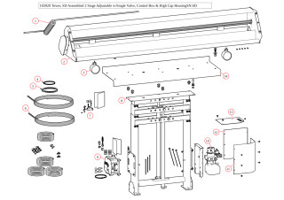 Tower, SD Assembled 2 Stage Adjustable w/Single Valve, Control Box and High Cap HousingSN:SD