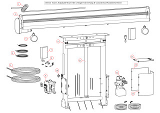 Tower Assembly, 12 volt SDX Single Stage w/Single Valve Pump and Control Box SDX S/N: