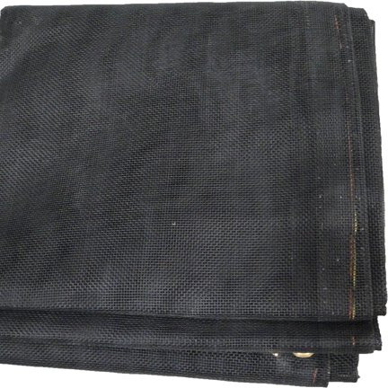 Standard 11 feet x 11 feet Black Mesh Tarp (7 feet x 36 feet)