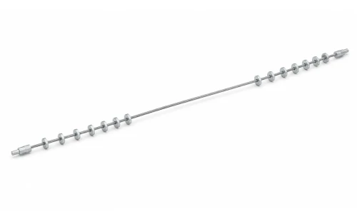 Galvanized Cable - 12 Bows - 76'