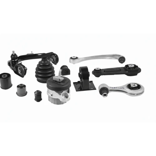 Kit includes: 4-spring pivit pin p-2010, Lower arm casting P-4010, 4 coil torsion springs P-s121, 2 brass bushings P-4045, stainless steel washer, spring clip