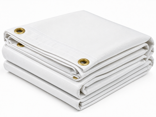 Vinyl Laminated Polyester Tarps, Flame Retardant