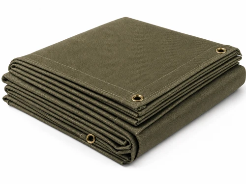 Cotton Canvas Tarps, Water & Mildew Resistant