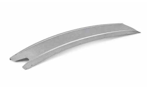 Galvanized Top Mount Cap - 10" Rise X 10" Deep X 131"