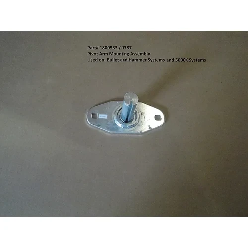 Straight Pivot Arm Mounting Assembly - for Bullet, Hammer, and 5000X systems