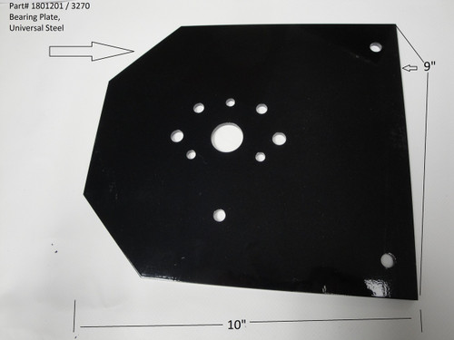 Bearing Plate, Universal Steel - Painted (20-3270/1801201)