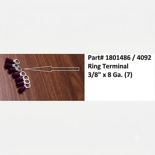 Ring Terminal - 1/4" x 8 Gauge
