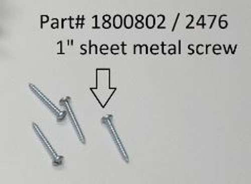 Sheet Metal Screw - #10 x 1" (20-2476/1800802)