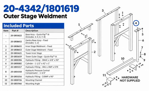 Outer Stage Weldment