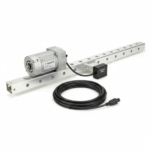 Electric Head Assembly, Adjustable tarp Axel, Trombetta Switch,60:1 motor, 50' wire
