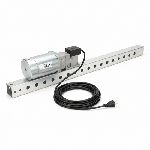Electric Head Assembly, Adjustable tarp Axel, Trombetta Switch,90:1 motor, 50' wire
