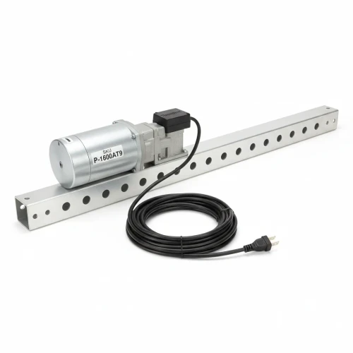 Electric Head Assembly, Adjustable tarp Axel, Trombetta Switch,90:1 motor, 50' wire