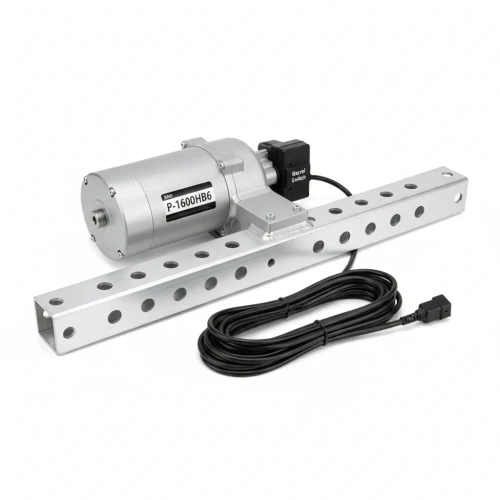 Electric Head Assembly, Heavy-Duty tarp Axel, Barrel Switch,60:1 motor, 50' wire