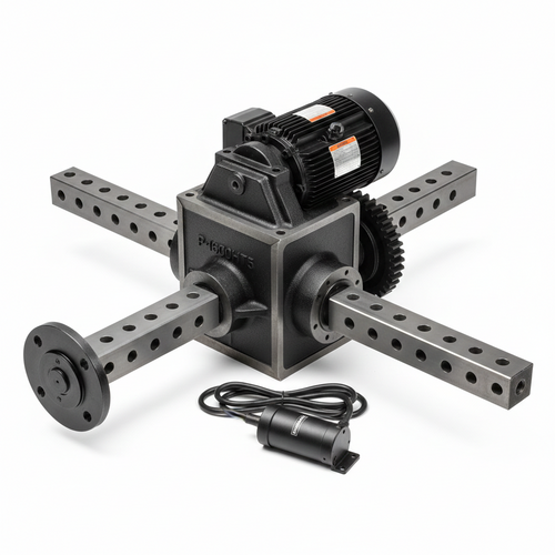 Electric Head Assembly, Heavy-Duty tarp Axel, Trombetta Switch,50:1 motor, 50' wire