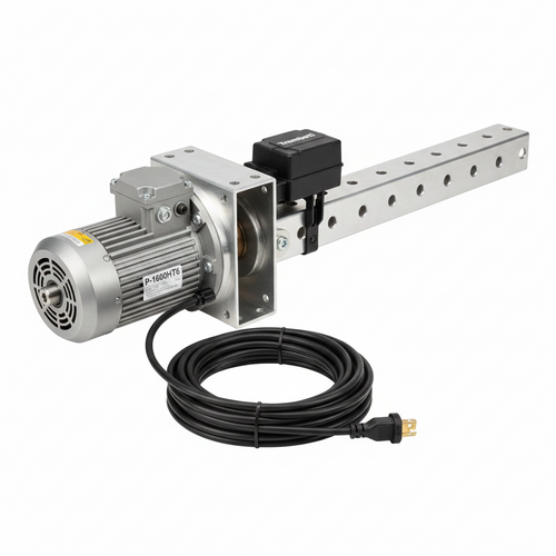 Electric Head Assembly, Heavy-Duty tarp Axel, Trombetta Switch,60:1 motor, 50' wire