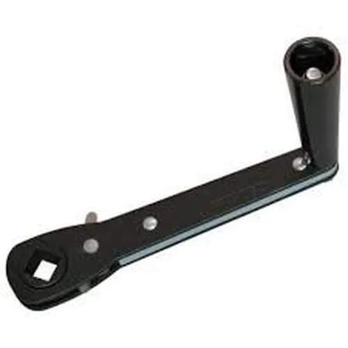 Lower 20" potrtion of arm with holes to adjust crank handle