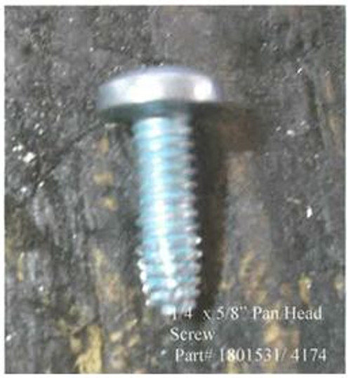 Pan Head Cap Screw - 1/4" x 5/8" (20-4174/1801531)
