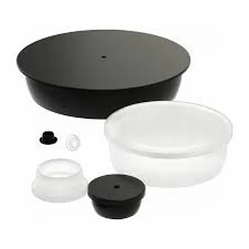 black and white plastic inserts for power pack