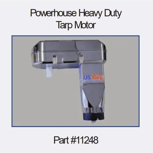 Powerhouse Heavy Duty 70:1 Tarp Motor with Cast Aluminum Housing; 12V