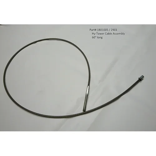Cable Assembly - Hydraulic Tower Sliding Lift, 60" long