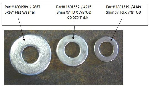 Shim - 1/2" ID x 7/8" OD x .075" (20-4149/1801519)