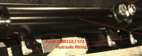 Hydraulic Fitting - 4JIC x 1/4NPT x M190 (20-572/1800112)