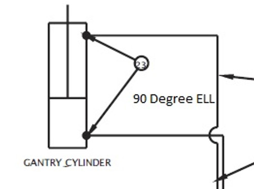 3/8 NPTM x -6 JICM 90 Deg. Ell